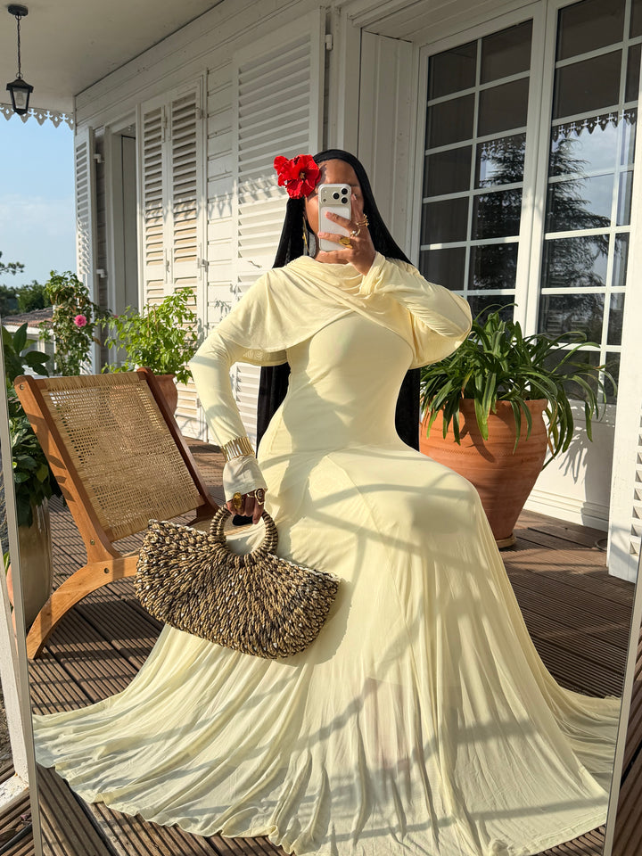 ROBE SINAÏ LUXE JAUNE