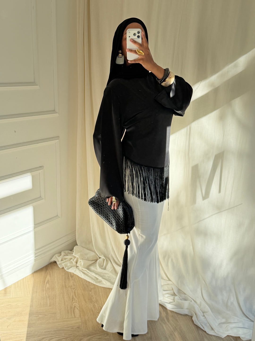 BLOUSE DOUSSAN NOIRE