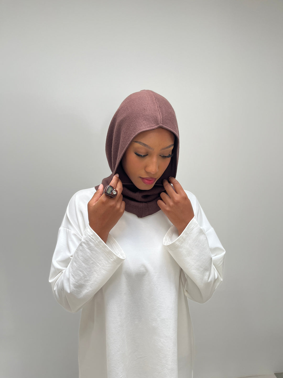 CAGOULE MAILLE PREMIUM BROWN