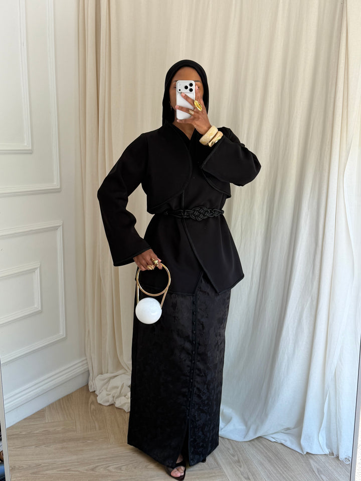 SET KAFTAN LUXE NOIR