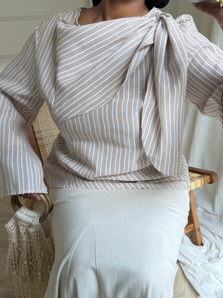 BLOUSE AYLEEN TAUPE