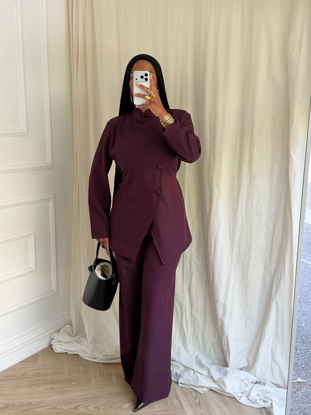ENSEMBLE AKARA AUBERGINE