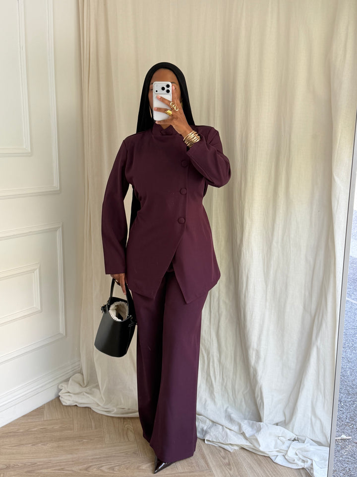 ENSEMBLE AKARA AUBERGINE
