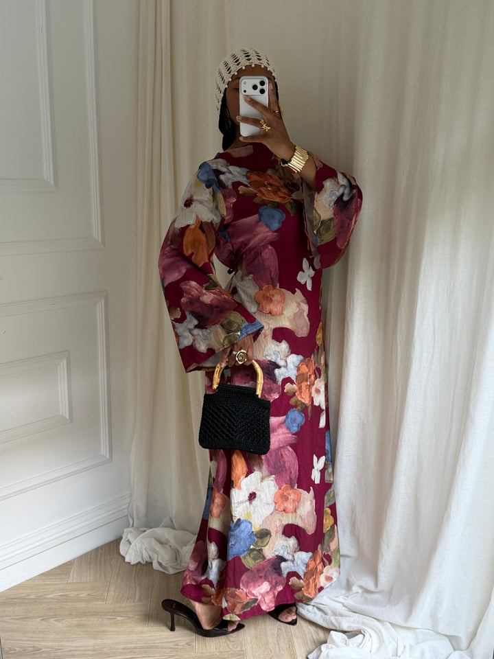 ROBE NEHIR BORDEAUX