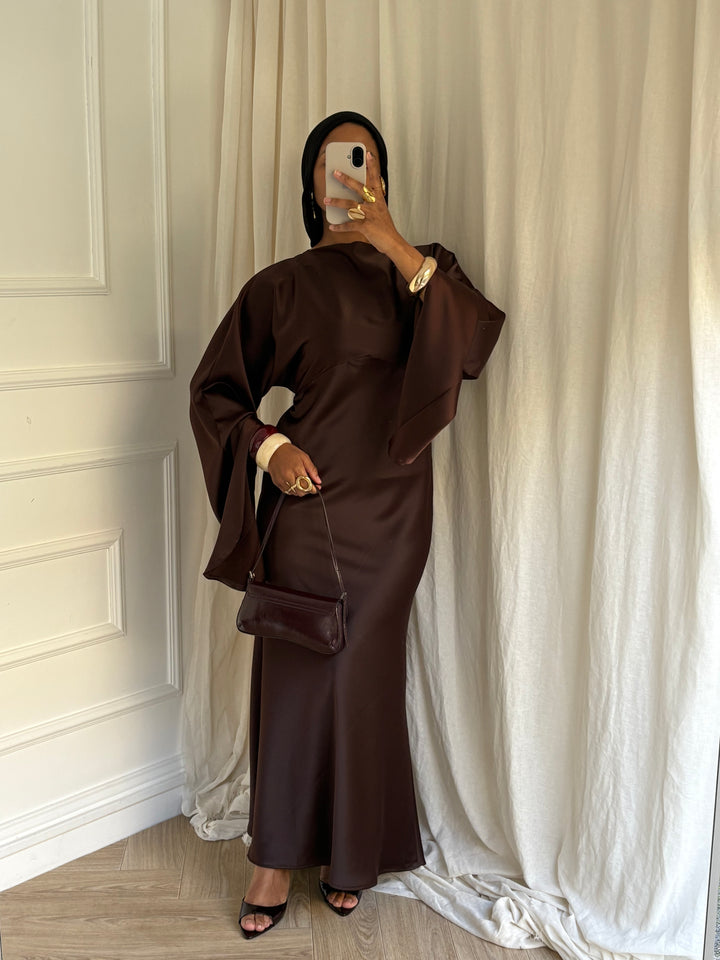 DRESS AYNA CHOCOLAT