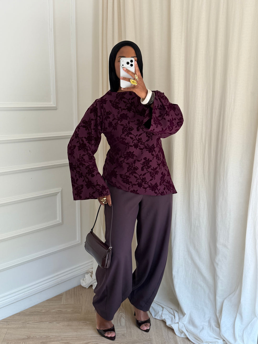 BLOUSE DALIA PRUNE