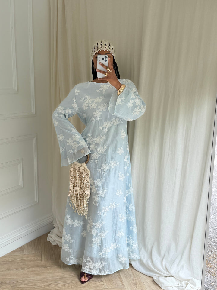 ROBE MAYAL BLEU CIEL