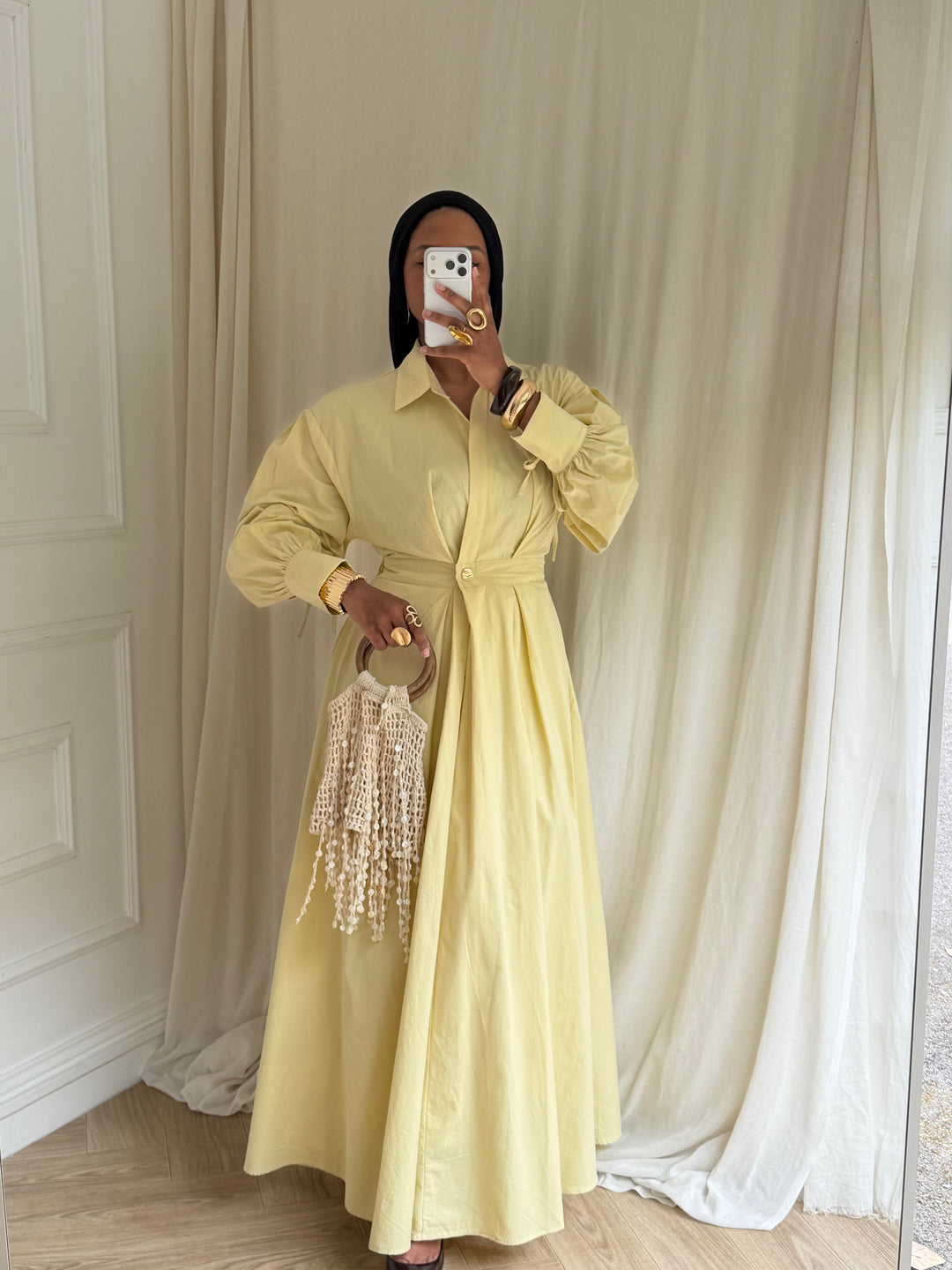ROBE COTON CACHE CŒUR AVOCAT