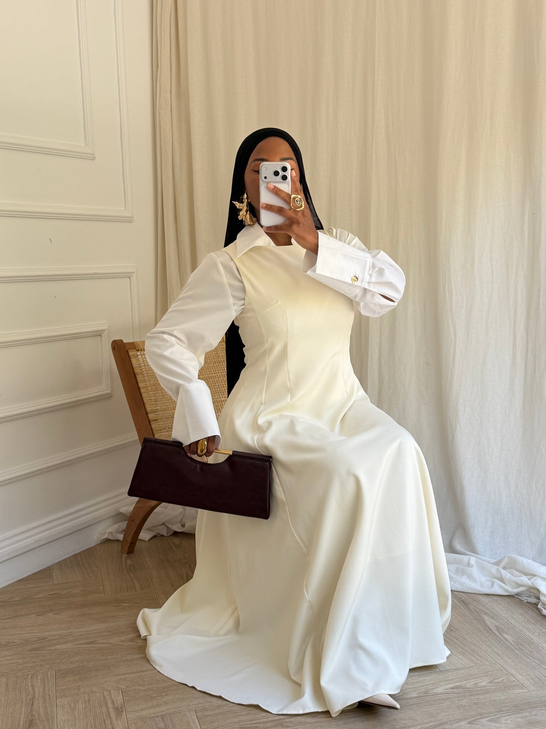 ROBE TAILLEUR CRÈME