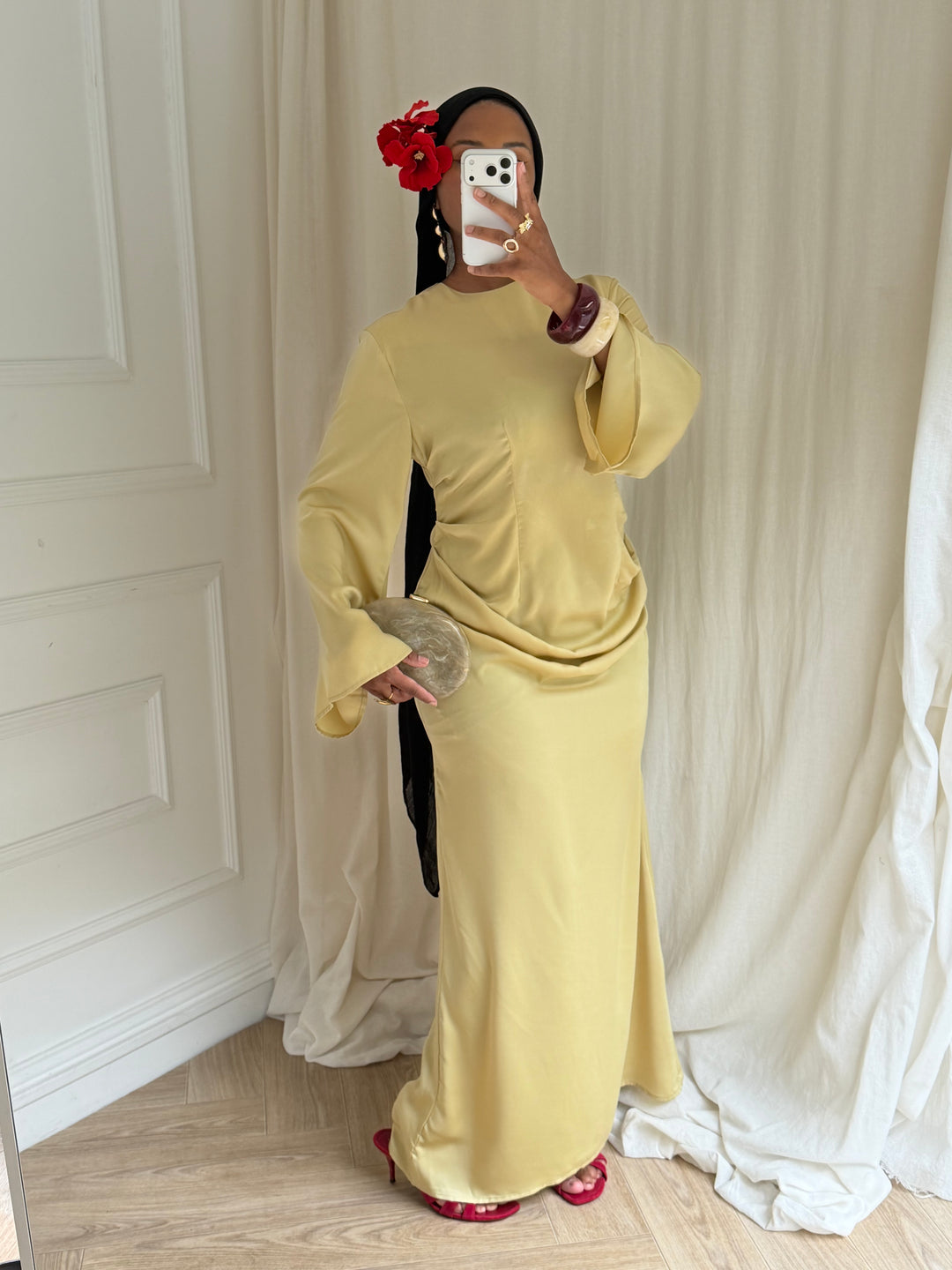 ROBE FEIZA OLIVE