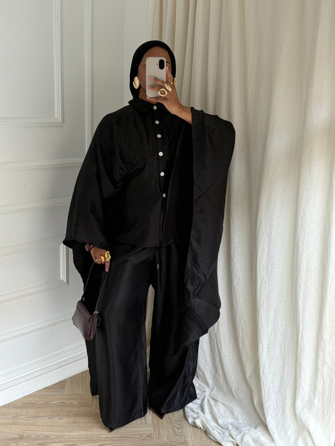 SET LUXE AJUSTABLE NOIR