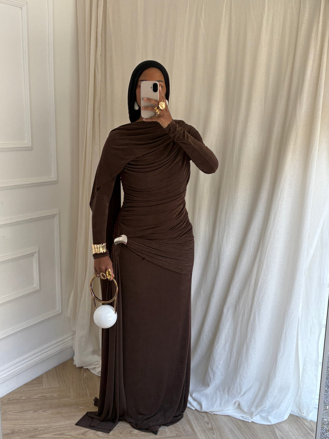 ROBE GALA CHOCOLAT
