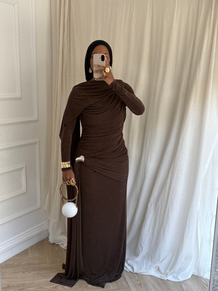 ROBE GALA CHOCOLAT