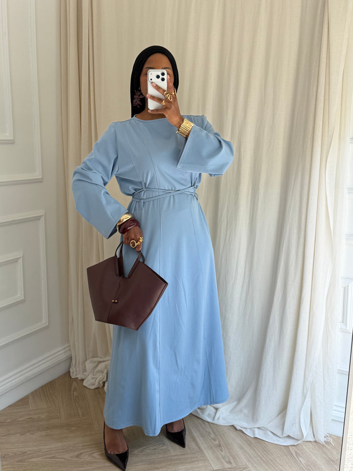 ROBE EN JEAN AJUSTABLE