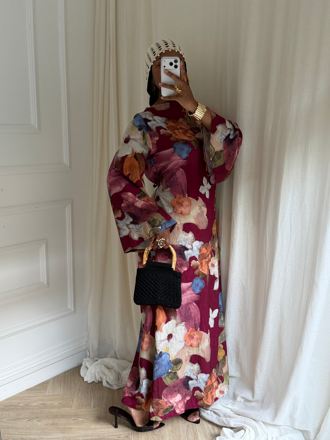 ROBE NEHIR BORDEAUX