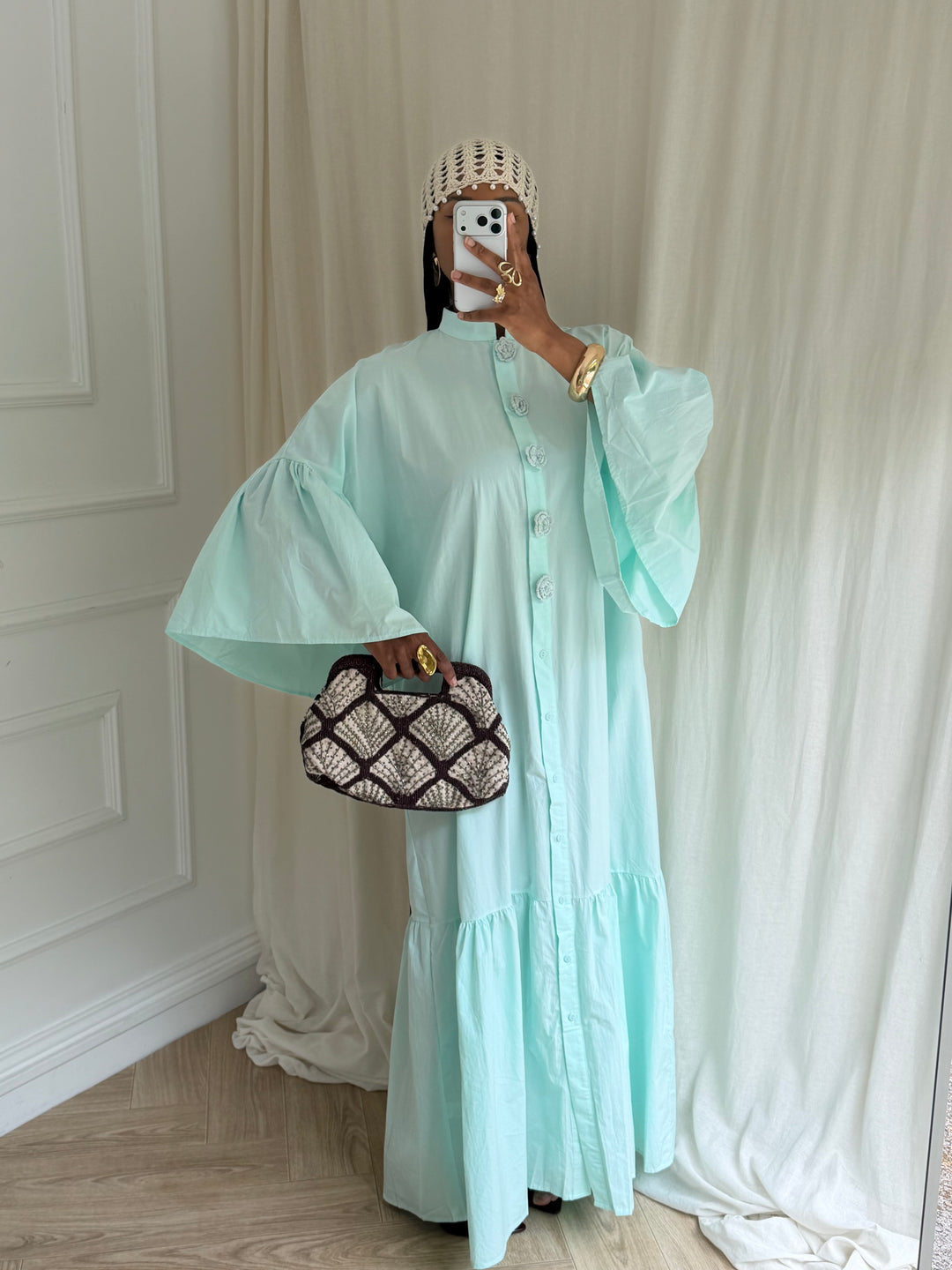 ROBE AMALIYA VERT D’EAU