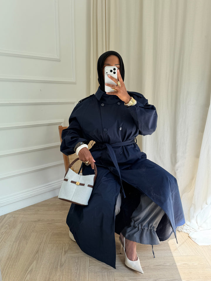 TRENCH MUSE BLEU MARINE