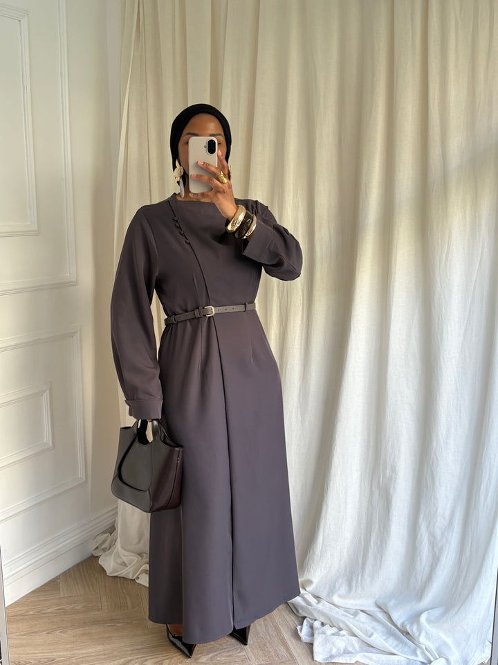 ROBE TARA GRISE