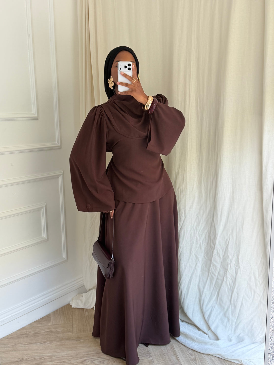 ENSEMBLE HANNA AUTOMNE MARRON