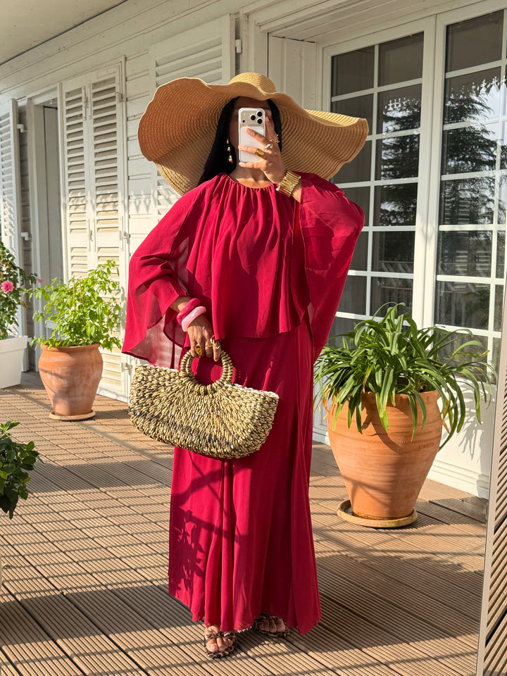 ROBE CAPE LUXE ÉLÉGANCE