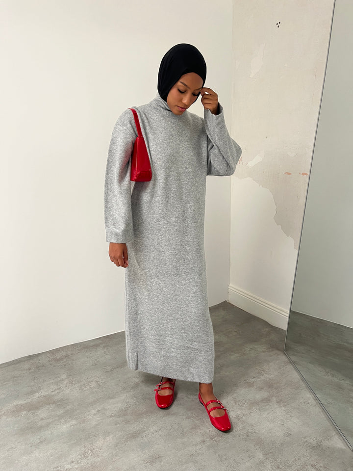 DRESS PULL OVER GRIS CLAIR