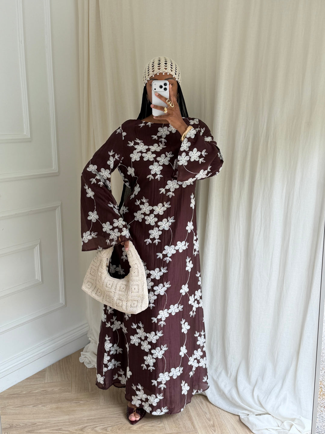 ROBE MAYAL MARRON