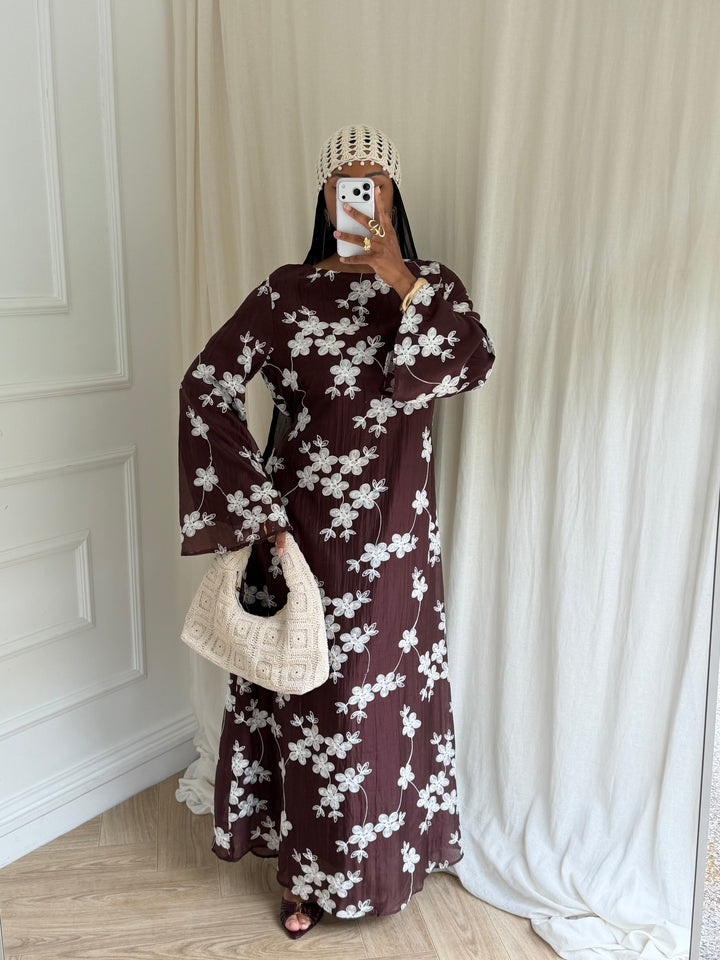 ROBE MAYAL MARRON