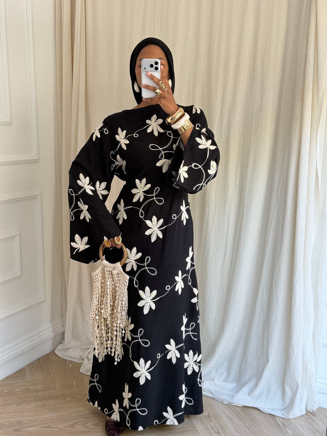 ROBE FLOWER AJUSTABLE A L&