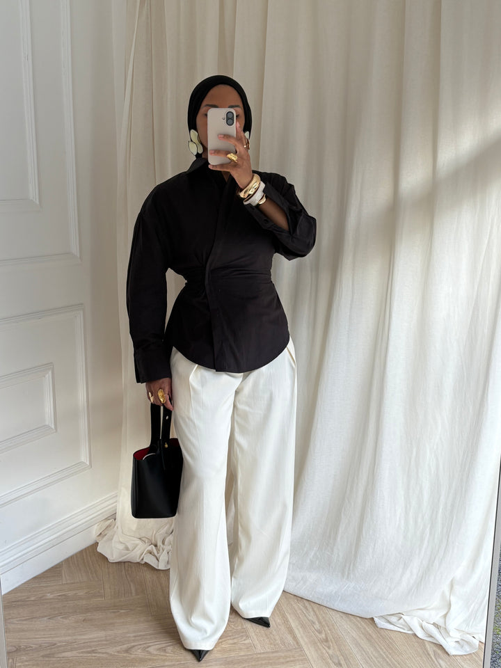 BLOUSE AJUSTÉ NOIRE