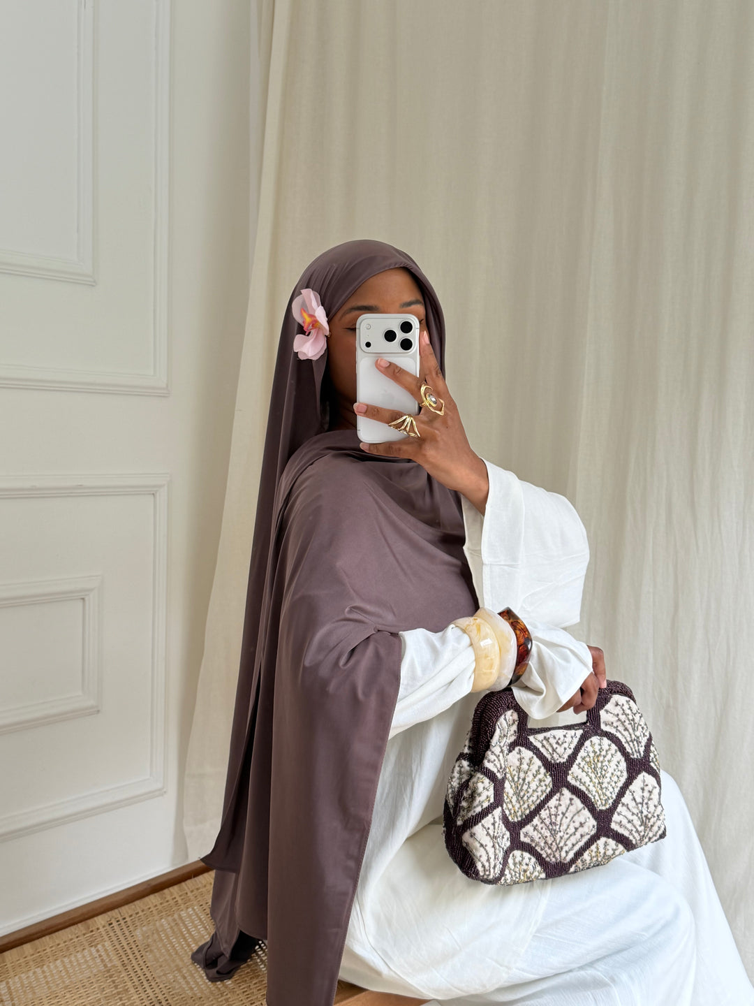 MAXI HIJAB JERSEY LIQUID MOCHA