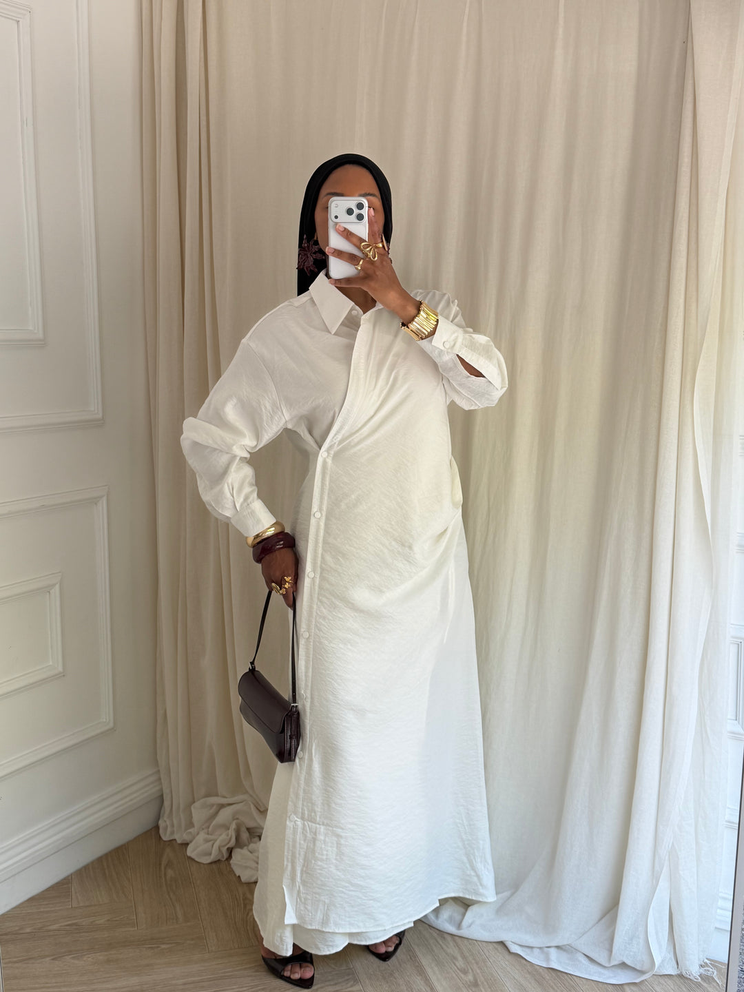 ROBE CHEMISE BLANCHE