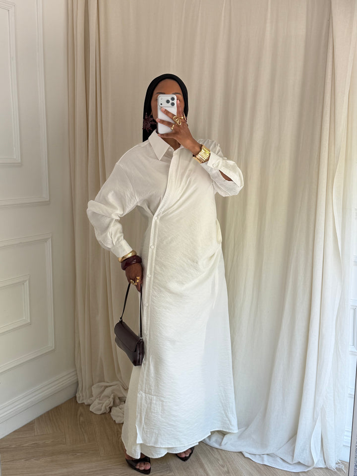 ROBE CHEMISE BLANCHE