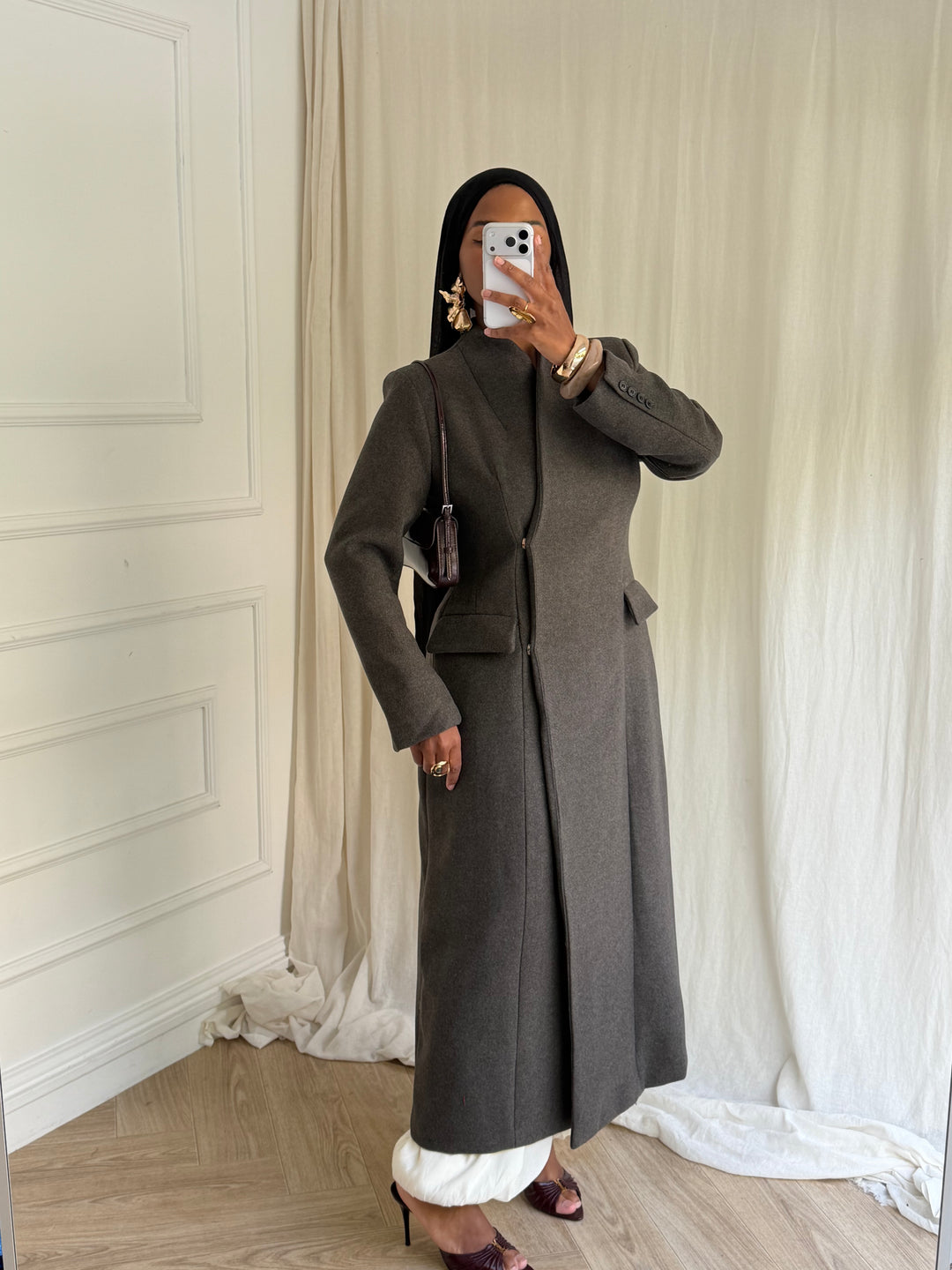 MANTEAU LISE - LUXE TAUPE