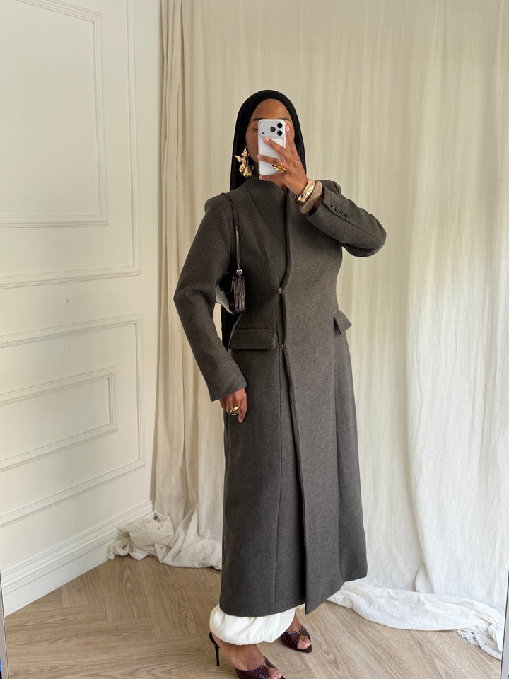 MANTEAU LISE - LUXE TAUPE