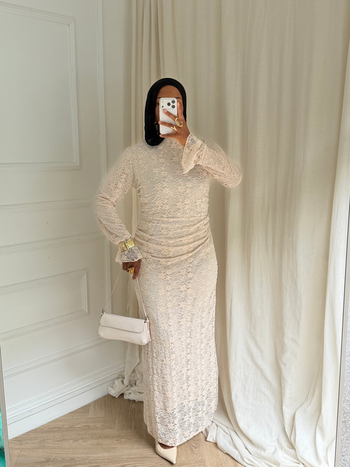 ROBE LEONNIE BEIGE