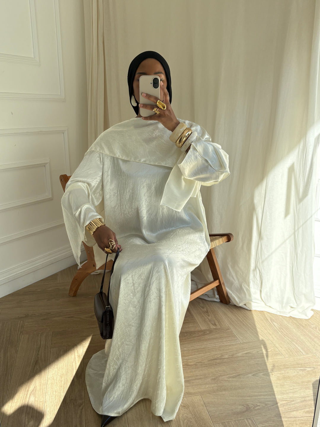ABAYA CAPE BLANCHE