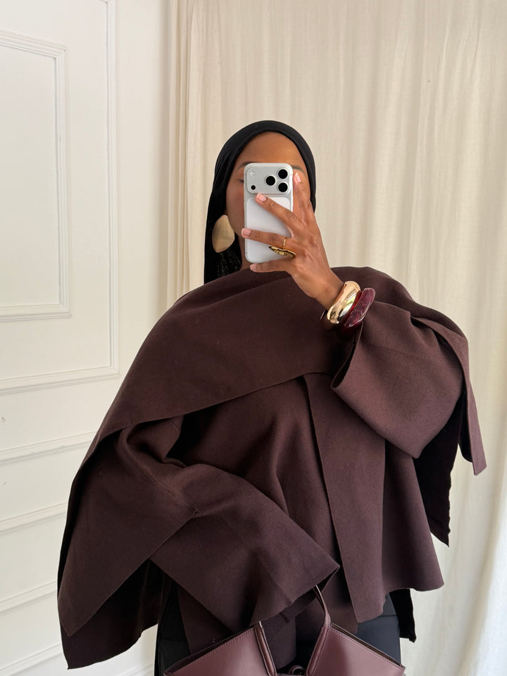 PULL OVERSIZE A CAPE MARRON