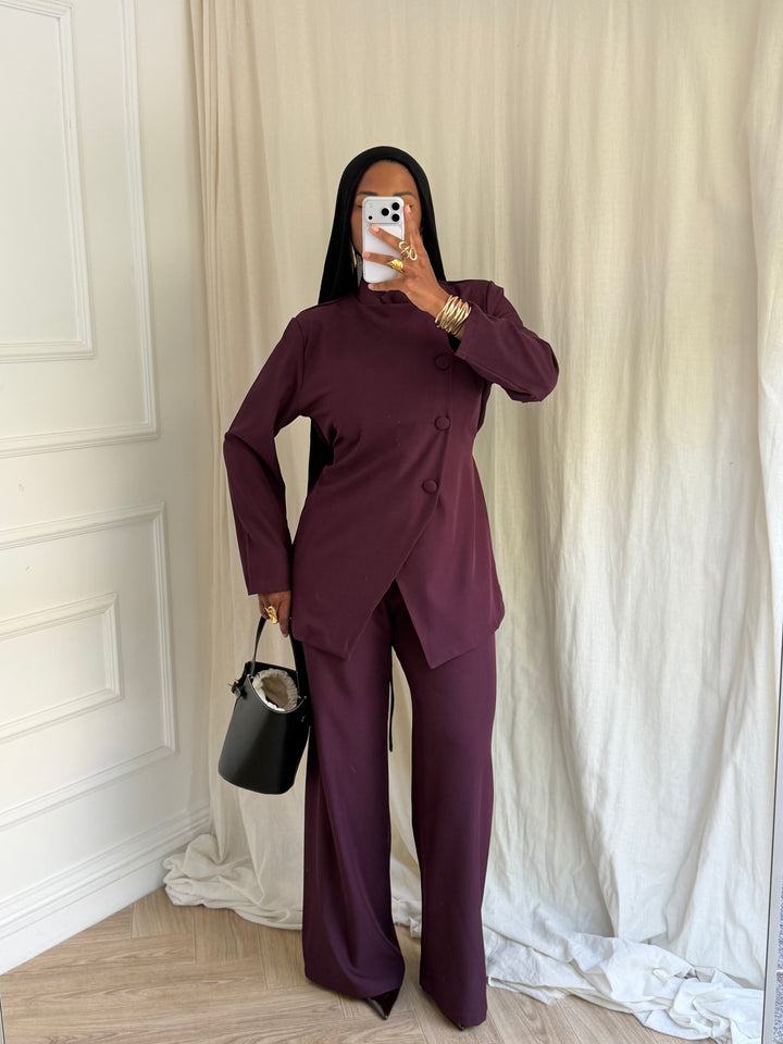 ENSEMBLE AKARA AUBERGINE