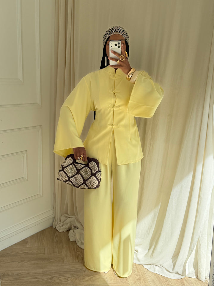 ENSEMBLE KAYLI JAUNE