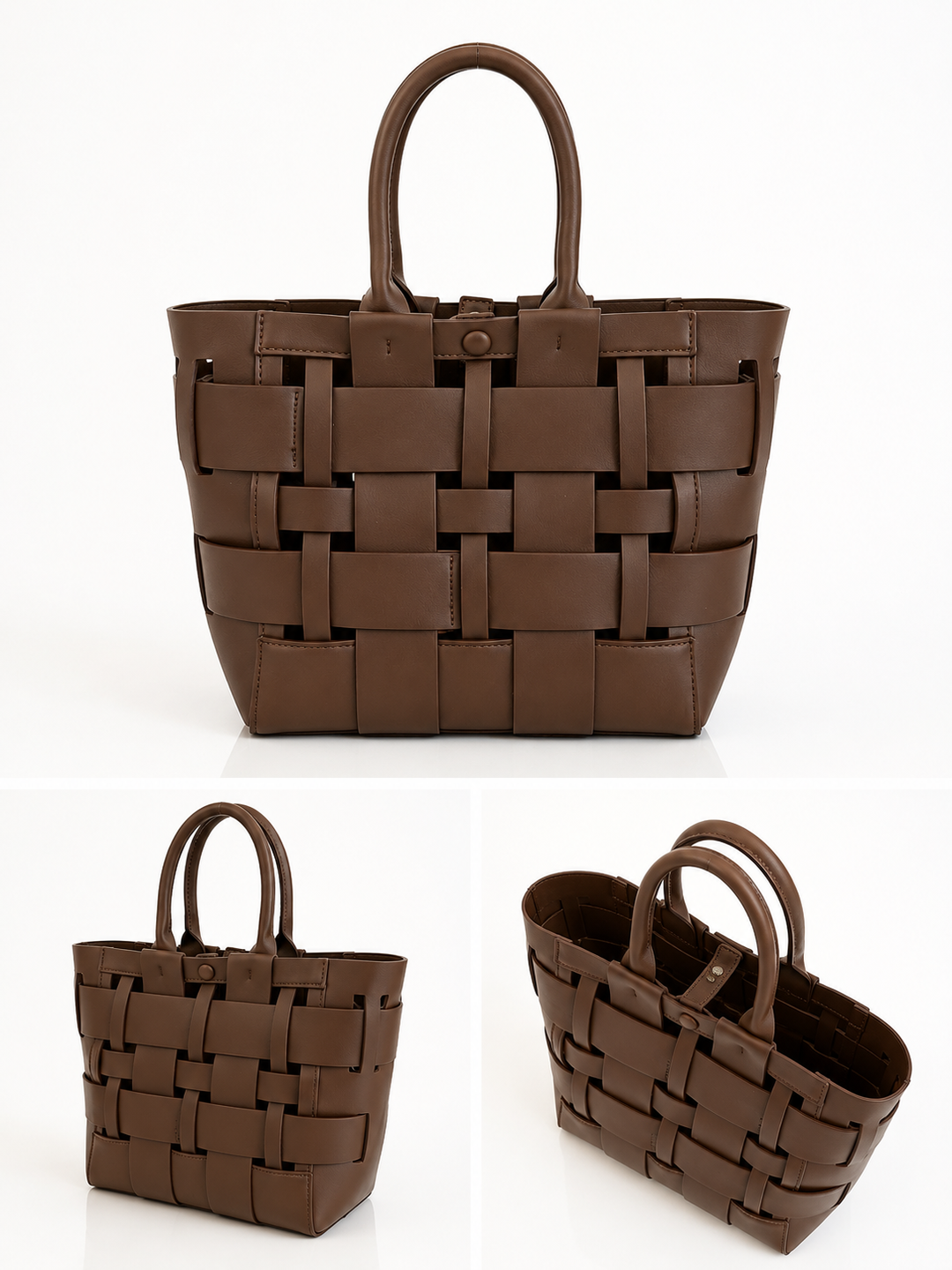 SAC TISSÉ MARRON