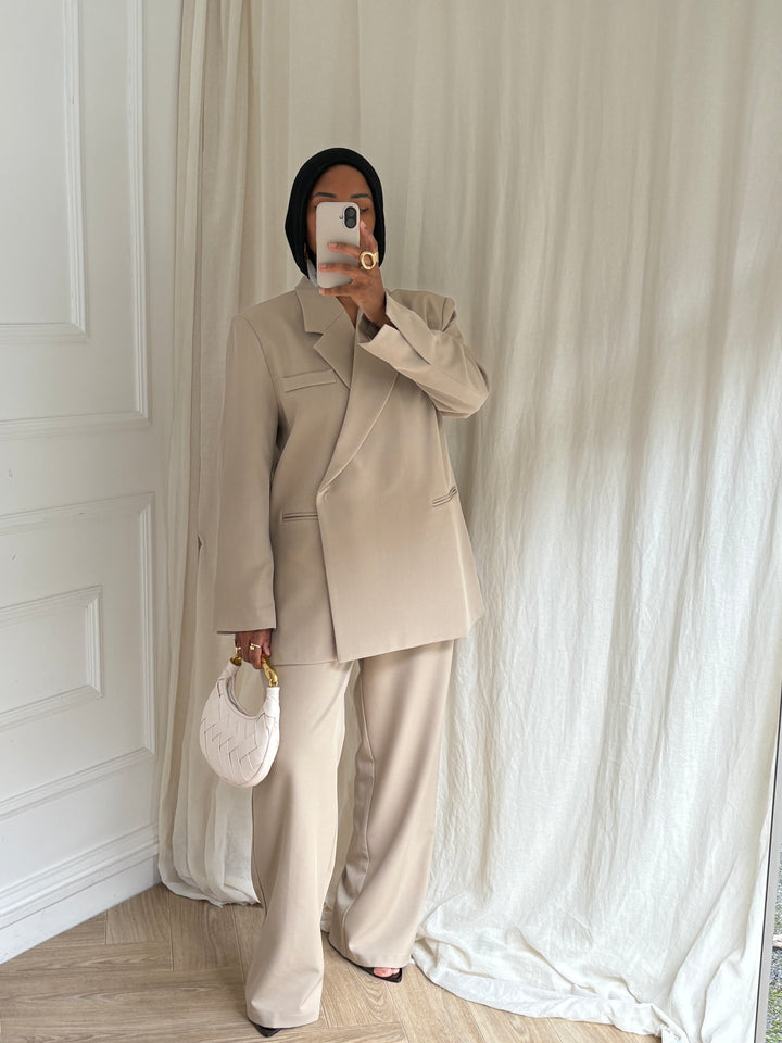 BLAZER PREMIUM TAUPE CLAIR