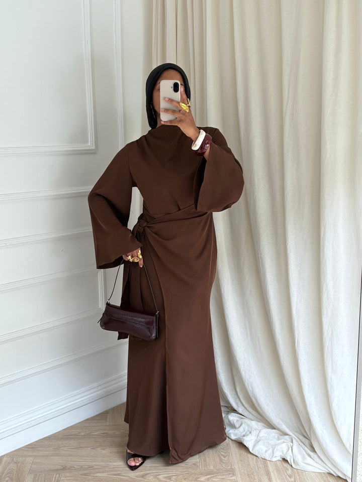 ROBE AKILA CHOCOLAT