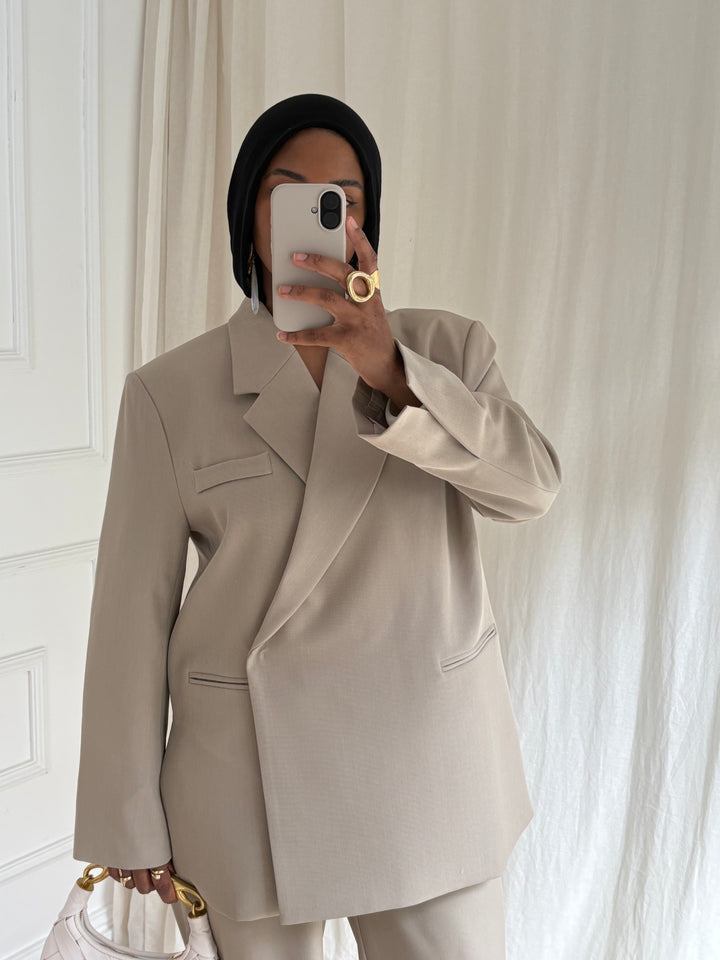 BLAZER PREMIUM TAUPE CLAIR