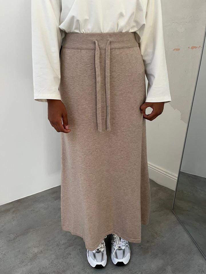 JUPE COCON BEIGE