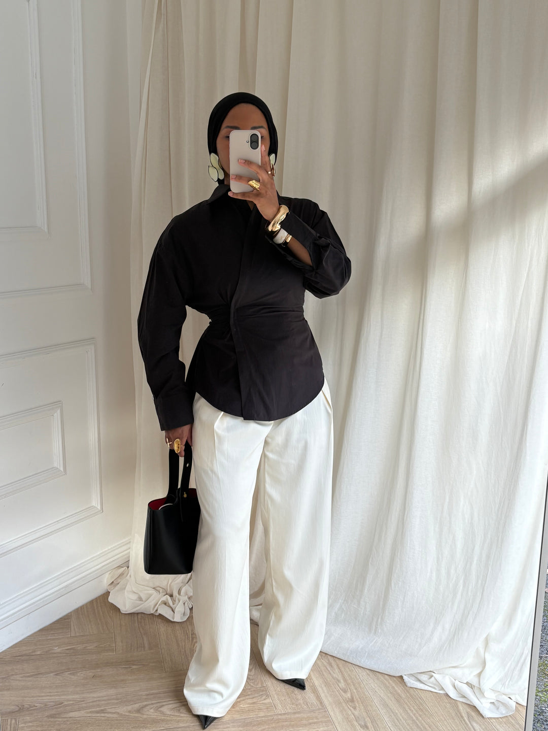 BLOUSE AJUSTÉ NOIRE