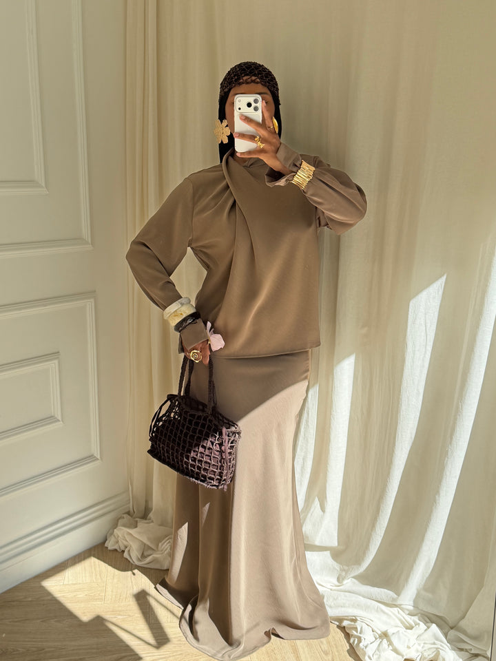 ENSEMBLE DILARA TAUPE