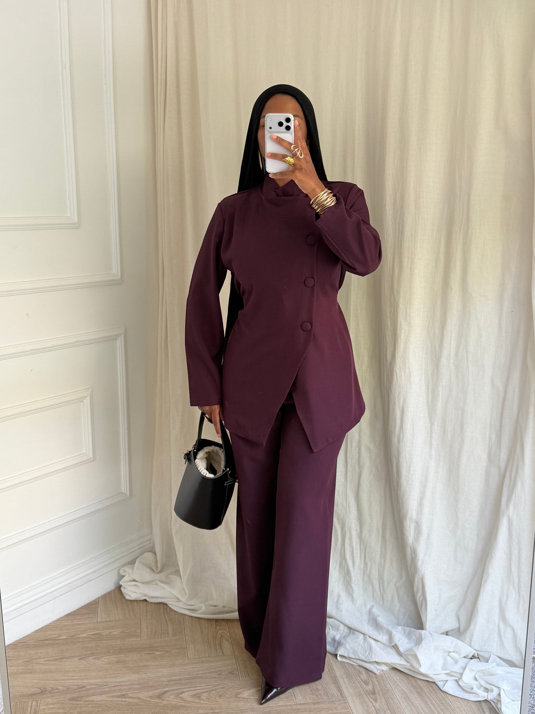 ENSEMBLE AKARA AUBERGINE