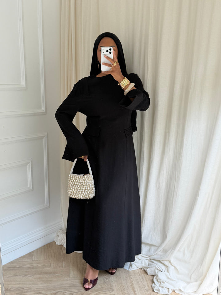ROBE BELLA PRINTEMPS NOIRE