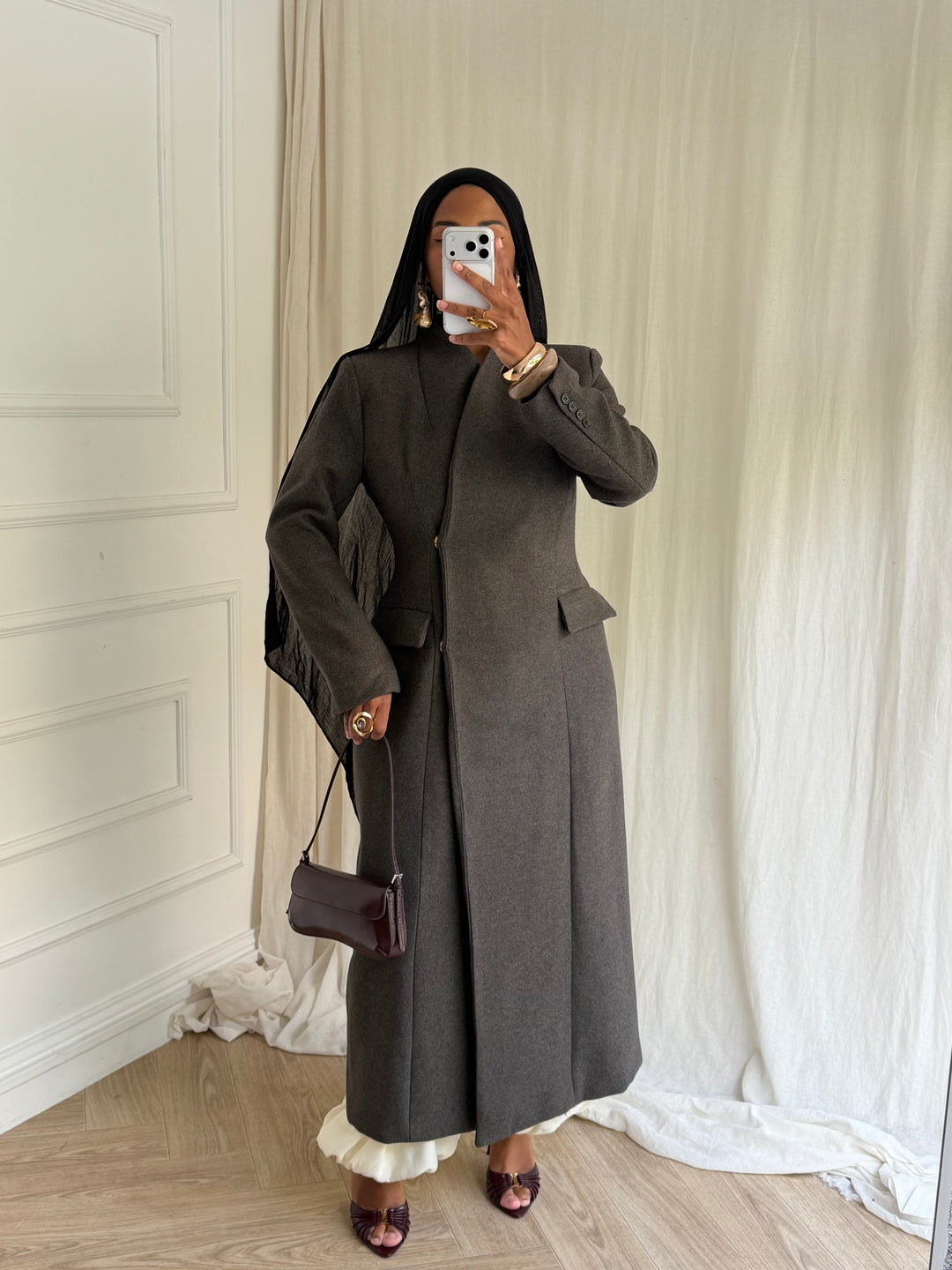 MANTEAU LISE - LUXE TAUPE