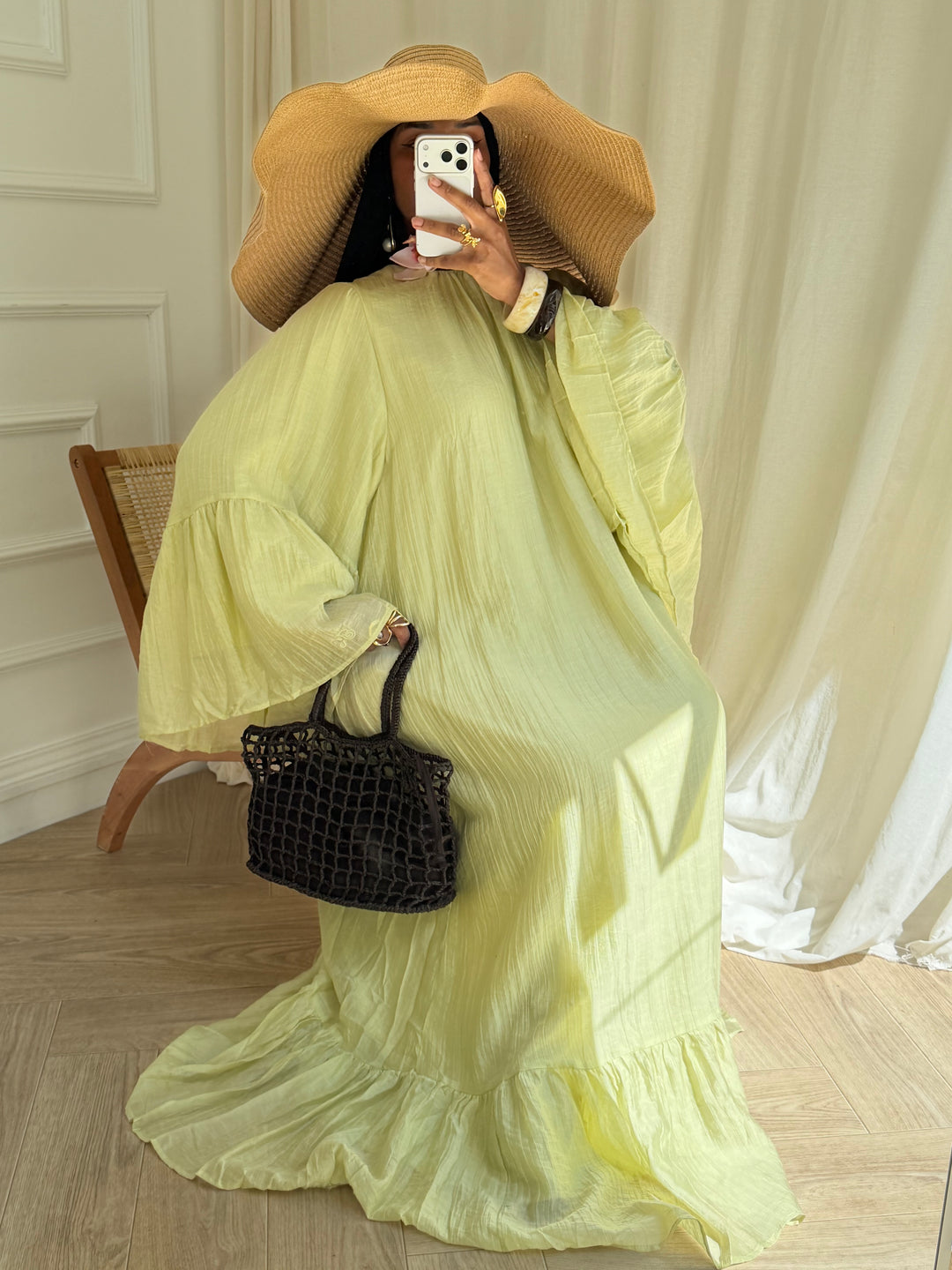 ROBE CALICIA VERT